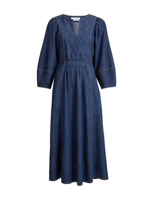 Jude Denim Maxi Dress - Dark Blue - 画像 (10)