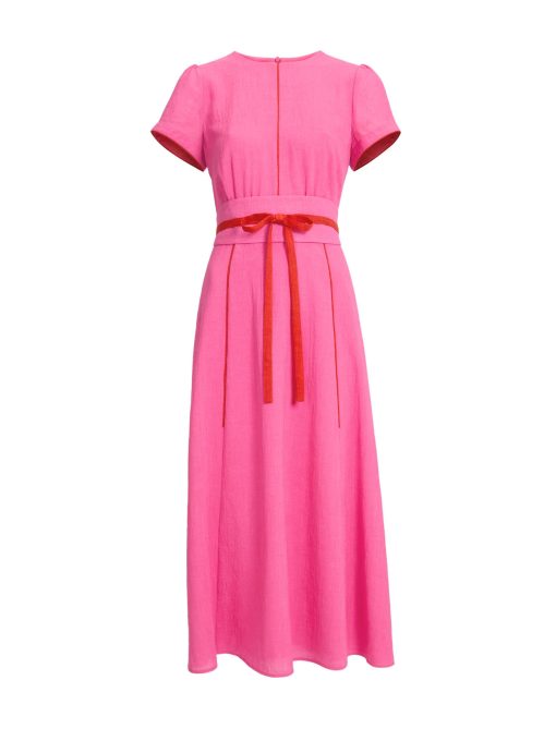 Rosie Techni Voile Maxi Dress - Hot Pink Crimson - 画像 (12)