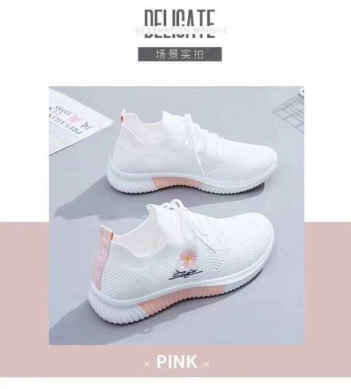 Women's Summer Casual Sneakers (Breathable Mesh & Soft Sole) - 画像 (4)