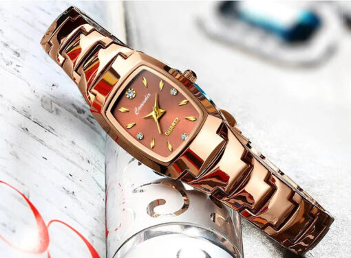 Women's Elegant Small-Dial Quartz Watch (Waterproof & Minimalist)