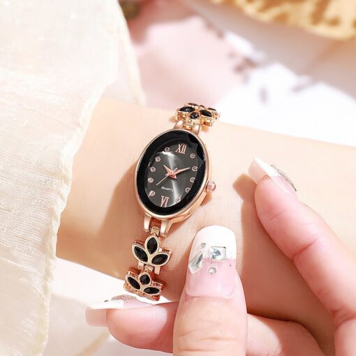 Women's Elegant Small-Dial Quartz Watch (Waterproof & Minimalist)